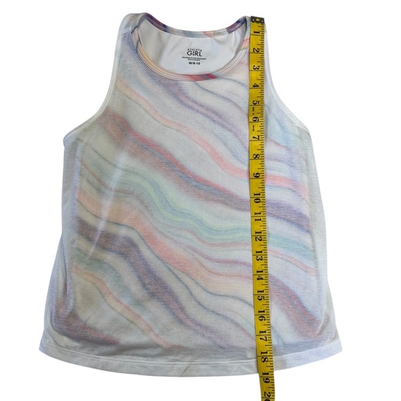 Athleta Girl Double The Fun Layered Racerback Tank Size Medium 8-10 - Picture 5 of 6